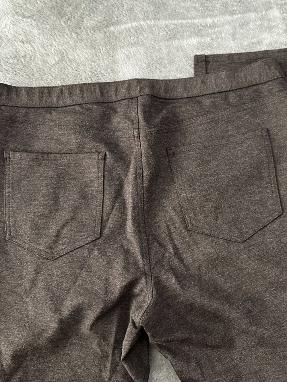 J. Jill Brown Ponte Slim Leg Pull On Pants Women's XL - Picture 6 of 6